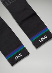 Daily Stride Crew Socks Stripe lululemon Wordmark