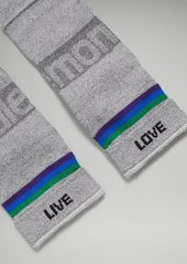 Daily Stride Mid-Crew Socks Stripe lululemon Wordmark