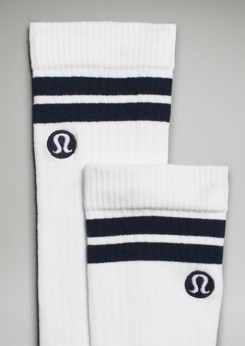 Lululemon Daily Stride Ribbed Comfort Crew Socks