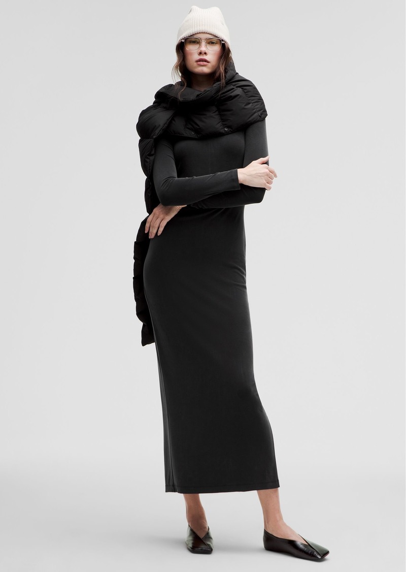 Lululemon Drapey Softstreme Long-Sleeve Maxi Dress