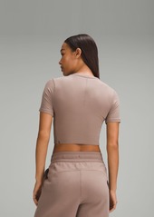 Lululemon Hold Tight Straight-Hem Cropped T-Shirt