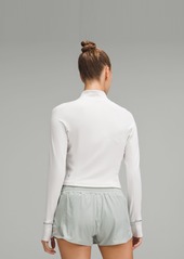 Lululemon It's Rulu Ribbed Cropped Half Zip