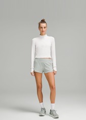 Lululemon It's Rulu Ribbed Cropped Half Zip