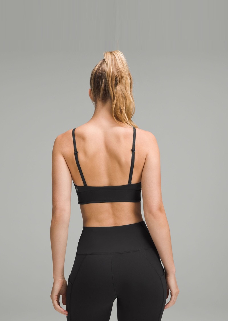 Lululemon License To Train Triangle Bra Light Support, A/B Cup Logo