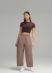 Lululemon Lightweight Mid-Rise Barrel-Leg Cropped Pants