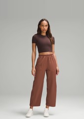 Lululemon Lightweight Mid-Rise Barrel-Leg Cropped Pants