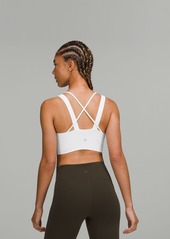 Lululemon Like A Cloud Ribbed Longline Bra Light Support, D/Dd Cup