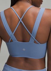 Lululemon Like A Cloud Longline Ribbed Bra Light Support, D/Dd Cups