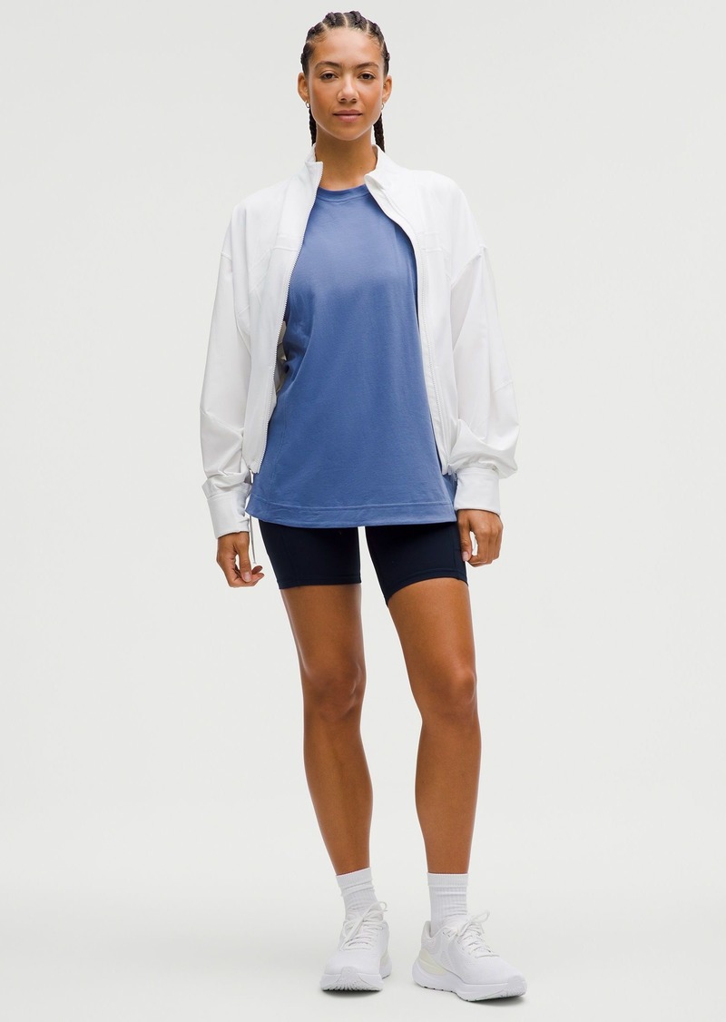 Lululemon Long Cotton Crewneck Tank Top