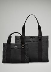 lululemon - Boxy Mini Tote Bag 4.5L - Black/Neutral