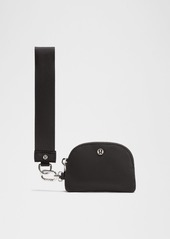 lululemon - Dual Pouch Wristlet  - Black/Neutral