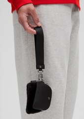 lululemon - Dual Pouch Wristlet  - Black/Neutral