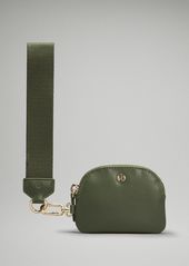 lululemon - Dual Pouch Wristlet  - Green/Olive/Barracks Green/Gold