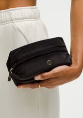 lululemon - Feeling Ready Mini Velour Pouch - Black/Neutral