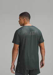 lululemon lab Grid Mesh Short-Sleeve Shirt Graphic
