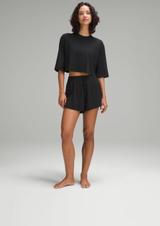 Lululemon Modal Relaxed-Fit Cropped Short-Sleeve Shirt
