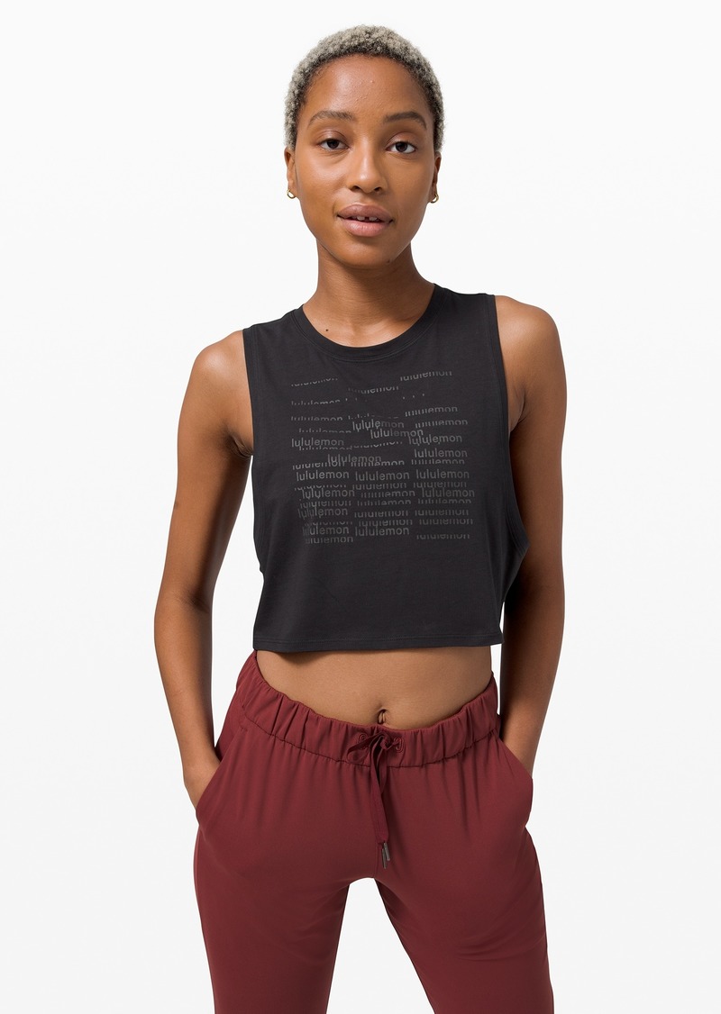 lululemon cropped muscle tank