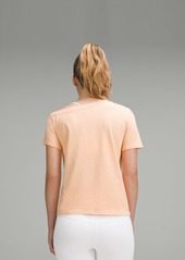 Lululemon Off-The-Shoulder Cotton T-Shirt