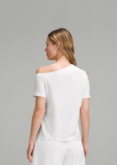 Lululemon Off-The-Shoulder Cotton T-Shirt