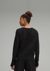 Lululemon Pointelle-Knit Cotton Sweater