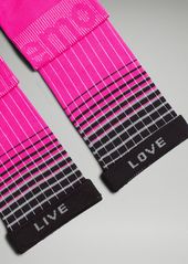 Lululemon Power Stride Crew Socks Reflective