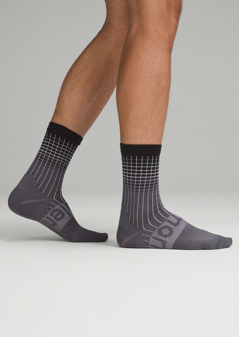 Lululemon Power Stride Crew Socks Reflective