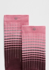 Lululemon Power Stride Crew Socks Reflective