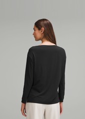 Lululemon Relaxed-Fit Boatneck Long-Sleeve Shirt