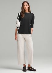 Lululemon Relaxed-Fit Boatneck Long-Sleeve Shirt