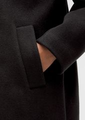 Lululemon Relaxed-Fit Zip-Front Wool Coat