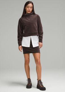 Lululemon Scuba Mid-Rise Mini Skirt Velvet Cord