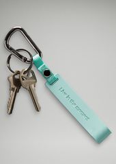 lululemon - Silicone Keychain - Blue/Ideal Mint/White