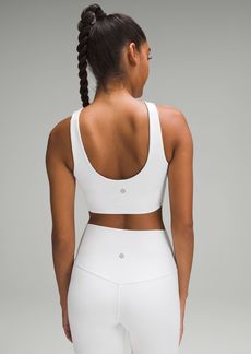 Lululemon Ribbed Nulu Strappy Yoga Bra Light Support, A/b Cup