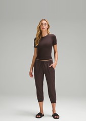 Lululemon Soft Jersey Classic-Fit Mid-Rise Cropped Joggers