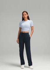 Lululemon Soft Jersey Straight-Leg Mid-Rise Pants Regular