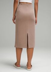 Lululemon Softstreme High-Rise Midi Skirt