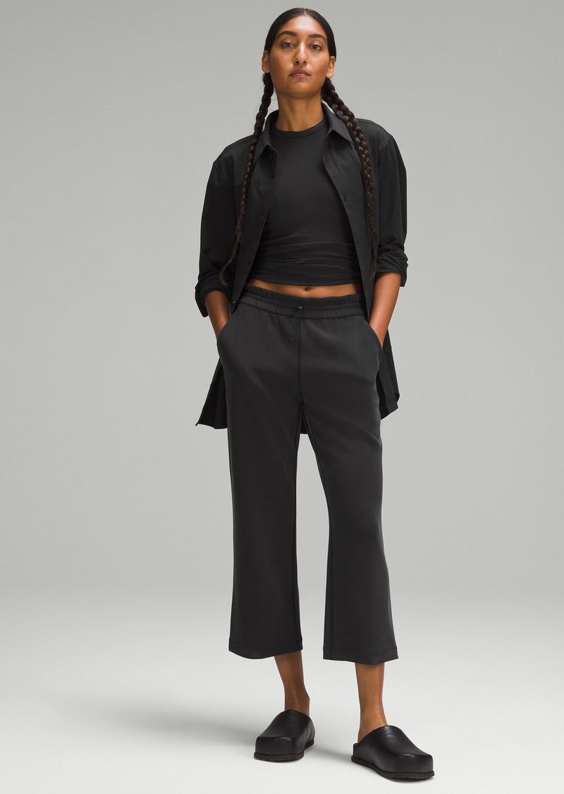 Lululemon Softstreme High-Rise Straight-Leg Cropped Pants