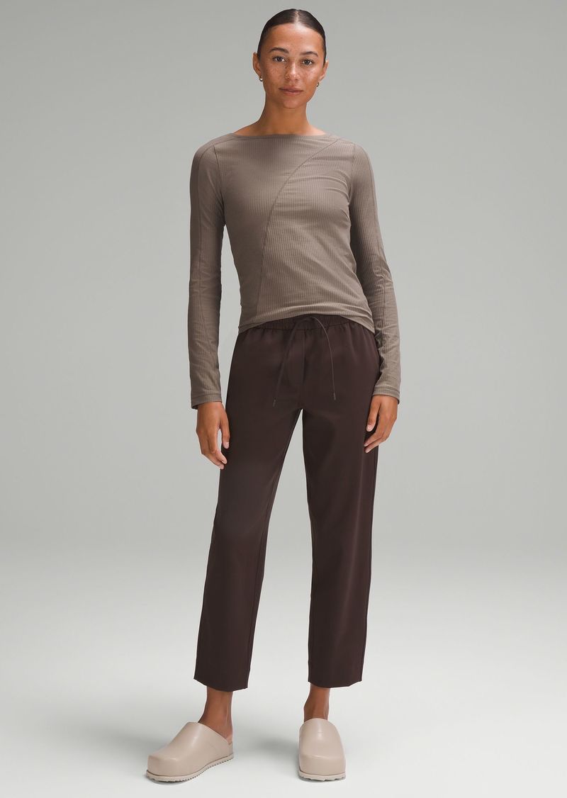 Tapered-Leg Mid-Rise Pants 7/8 Length Luxtreme - 53% Off!