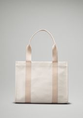 lululemon - Two-Tone Canvas Tote Bag 10L - White/Neutral/Mojave Tan/Light Ivory