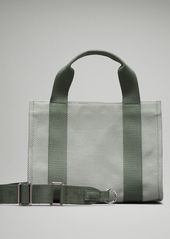 lululemon - Two-Tone Canvas Mini Tote Bag 4.5L - Green/Olive/Grey Eucalyptus/Light Ivory