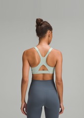 Lululemon Ultralu Square-Neck Workout Bra B/C Reflective