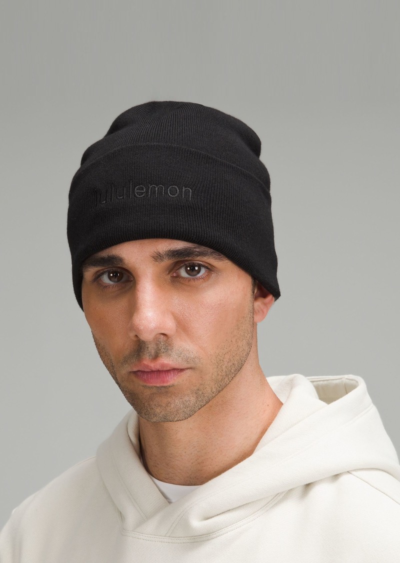 Lululemon Warm Revelation Beanie Wordmark