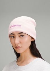 Lululemon Warm Revelation Beanie Wordmark