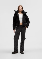 Lululemon Wunder Puff Cropped Jacket Textured Fleece