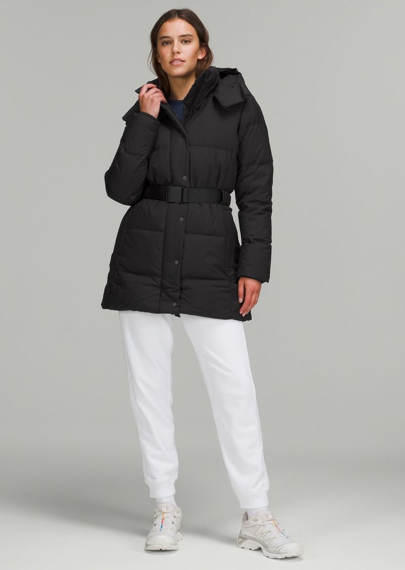 Lululemon Wunder Puff Belted Waist Jacket