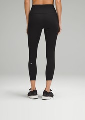 Lululemon Wunder Train High-Rise Ribbed Crop 23"