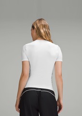 Lululemon Wundermost Ultra-Soft Nulu Hip-Length Crew Short-Sleeve Shirt