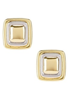 Luv AJ Dalia Two Tone Studs