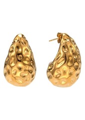 Luv AJ The Doheny Molten Dome Drop Earrings