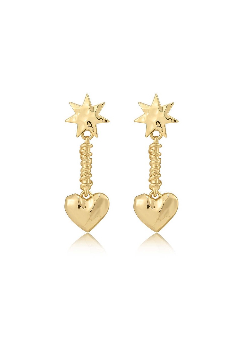 Luv Aj The Molten Heart Drop Studs